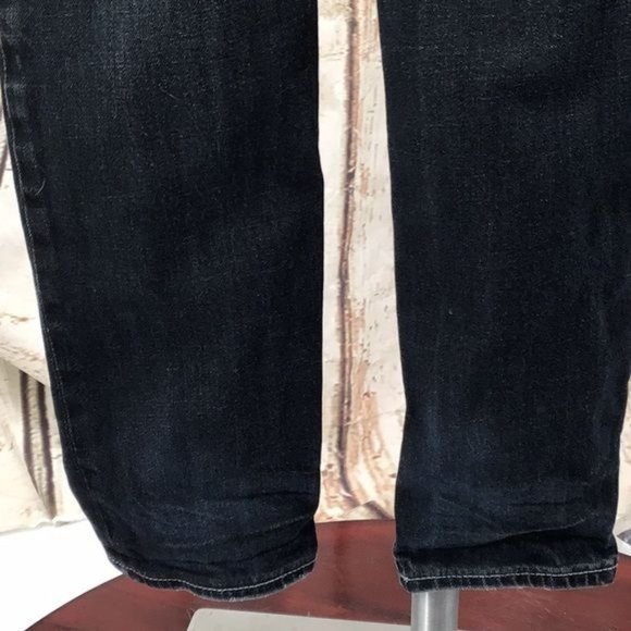 Express Womans Misses 21 Dark Wash Skinny Jeans with Embroidery on back pockets - Picture 7 of 9